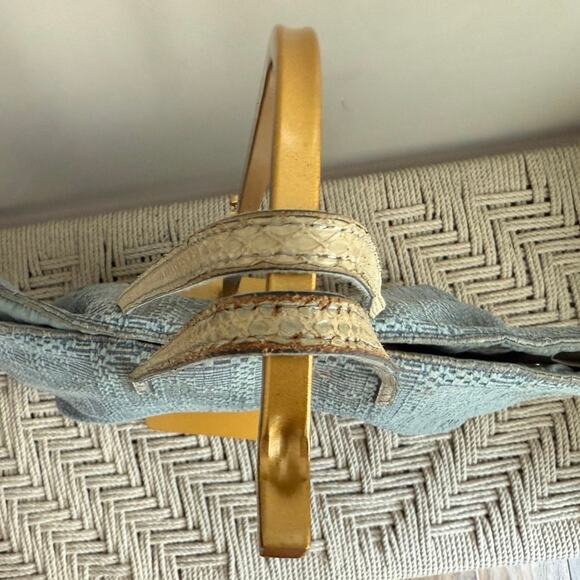 Fendi Denim Logo Tote - Picture 4 of 9